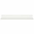 vidaXL Lebegő polc 2 db Fehér 40 x 18 x 2,5 cm Acél