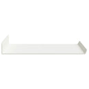 vidaXL Lebegő polc 2 db Fehér 40 x 18 x 2,5 cm Acél