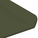 vidaXL Lebegő polc 2 db Olajzöld 60 x 18 x 2,5 cm Acél