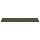 vidaXL Lebegő polc 2 db Olajzöld 60 x 18 x 2,5 cm Acél