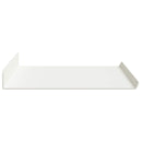 vidaXL Lebegő polc 2 db Fehér 60 x 18 x 2,5 cm Acél