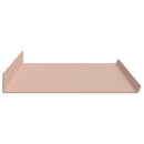 vidaXL Lebegő polc 4 pcs Rózsaszín 80 x 18 x 2,5 cm Acél