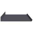 vidaXL Lebegő polc 4 pcs Antracit 80 x 18 x 2,5 cm Acél
