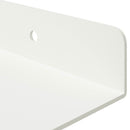vidaXL Lebegő polc Falra szerelhető 4 pcs Fehér 80 x 18 x 2,5 cm Acél