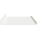 vidaXL Lebegő polc Falra szerelhető 4 pcs Fehér 80 x 18 x 2,5 cm Acél