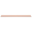 vidaXL Lebegő polc 4 pcs Rózsaszín 100 x 18 x 2,5 cm Acél