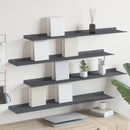 vidaXL Lebegő polc 4 pcs Antracit 100 x 18 x 2,5 cm Acél