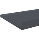 vidaXL Lebegő polc 4 pcs Antracit 100 x 18 x 2,5 cm Acél
