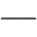 vidaXL Lebegő polc 4 pcs Antracit 100 x 18 x 2,5 cm Acél