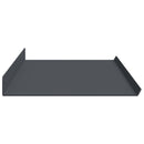 vidaXL Lebegő polc 4 pcs Antracit 100 x 18 x 2,5 cm Acél