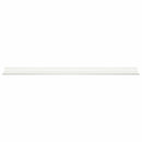 vidaXL Lebegő polc 2 db Fehér 100 x 18 x 2,5 cm Acél