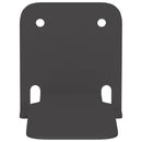 vidaXL Láthatatlan lebegő polc polcokkal 4 pcs Fekete 6 x 11 x 6,5 cm