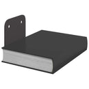 vidaXL Láthatatlan lebegő polc polcokkal 4 pcs Fekete 6 x 11 x 6,5 cm