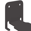 vidaXL Lebegő polc polcokkal tárolóval 8 pcs Fekete 6 x 10,8 x 6,6 cm