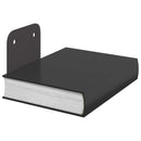vidaXL Lebegő polc polcokkal tárolóval 8 pcs Fekete 6 x 10,8 x 6,6 cm