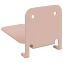 vidaXL Lebegő polc polcokkal 4 pcs Rózsaszín 6 x 10,8 x 6,6 cm