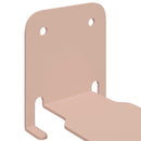 vidaXL Lebegő polc polcokkal 24 pcs Rózsaszín 6 x 10,8 x 6,6 cm