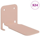 vidaXL Lebegő polc polcokkal 24 pcs Rózsaszín 6 x 10,8 x 6,6 cm