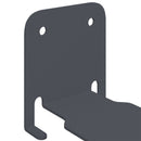 vidaXL Lebegő polc polcokkal 4 pcs Antracit 6 x 10,8 x 6,6 cm