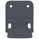 vidaXL Lebegő polc polcokkal 4 pcs Antracit 6 x 10,8 x 6,6 cm