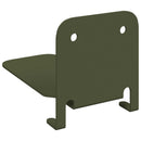 vidaXL Lebegő polc polcokkal 8 pcs Olajzöld 6 x 10,8 x 6,6 cm