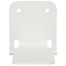 vidaXL Lebegő polc polcokkal tárolóval 24 pcs Fehér 6 x 10,8 x 6,6 cm