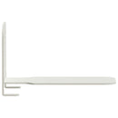 vidaXL Lebegő polc polcokkal tárolóval 24 pcs Fehér 6 x 10,8 x 6,6 cm