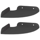 vidaXL Lebegő polc polcokkal tárolóval 2 pcs Fekete 15 x 15 x 2 cm