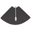 vidaXL Lebegő polc polcokkal tárolóval 4 pcs Fekete 15 x 15 x 2 cm