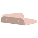 vidaXL Lebegő polc polcokkal tárolóval 2 pcs Rózsaszín 15 x 15 x 2 cm