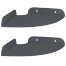 vidaXL Lebegő polc polcokkal tárolóval 2 pcs Antracit 15 x 15 x 2 cm