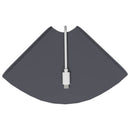 vidaXL Lebegő polc polcokkal tárolóval 4 pcs Antracit 15 x 15 x 2 cm