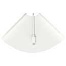 vidaXL Lebegő polc polcokkal tárolóval 2 pcs Fehér 15 x 15 x 2 cm