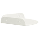 vidaXL Lebegő polc polcokkal tárolóval 4 pcs Fehér 15 x 15 x 2 cm