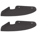 vidaXL Lebegő polc polcokkal tárolóval 2 pcs Fekete 18 x 18 x 2 cm