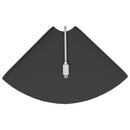 vidaXL Lebegő polc polcokkal tárolóval 4 pcs Fekete 18 x 18 x 2 cm