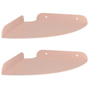 vidaXL Lebegő polc polcokkal tárolóval 2 pcs Rózsaszín 18 x 18 x 2 cm