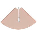 vidaXL Lebegő polc polcokkal tárolóval 4 pcs Rózsaszín 18 x 18 x 2 cm
