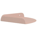vidaXL Lebegő polc polcokkal tárolóval 4 pcs Rózsaszín 18 x 18 x 2 cm