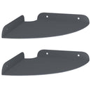 vidaXL Lebegő polc polcokkal tárolóval 2 pcs Antracit 18 x 18 x 2 cm