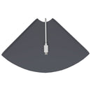 vidaXL Lebegő polc polcokkal tárolóval 2 pcs Antracit 18 x 18 x 2 cm