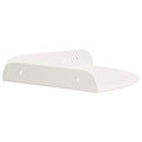vidaXL Lebegő polc polcokkal tárolóval 2 pcs Fehér 18 x 18 x 2 cm