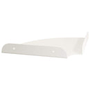 vidaXL Lebegő polc polcokkal tárolóval 4 pcs Fehér 18 x 18 x 2 cm