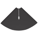 vidaXL Sarok Lebegő Polc polcokkal 2 pcs Fekete 24 x 24 x 2 cm
