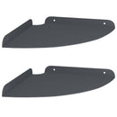 vidaXL Lebegő polc polcokkal tárolóval 2 pcs Antracit 24 x 24 x 2 cm