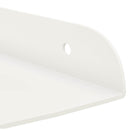 vidaXL Lebegő polc polcokkal tárolóval 2 pcs Fehér 24 x 24 x 2 cm