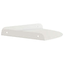 vidaXL Lebegő polc polcokkal tárolóval 4 pcs Fehér 24 x 24 x 2 cm