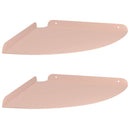 vidaXL Lebegő polc polcokkal tárolóval 2 pcs Rózsaszín 30 x 30 x 2 cm