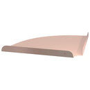 vidaXL Lebegő polc polcokkal tárolóval 4 pcs Rózsaszín 30 x 30 x 2 cm