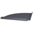 vidaXL Lebegő polc polcokkal tárolóval 2 pcs Antracit 30 x 30 x 2 cm